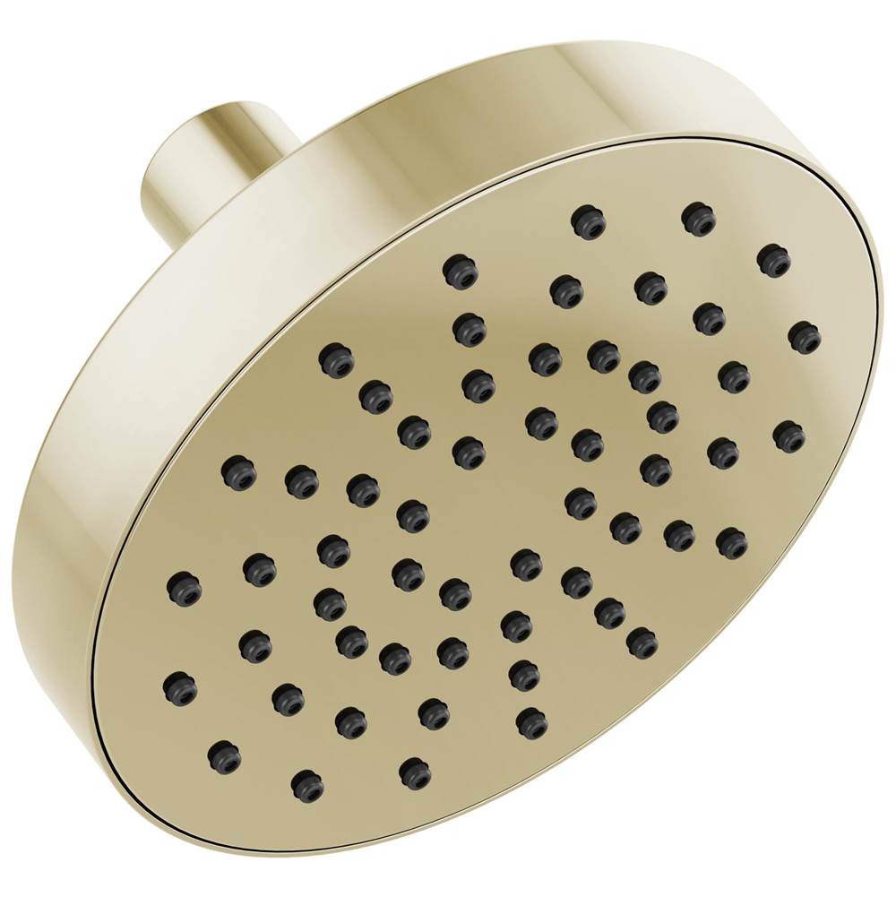 Brizo - Universal Showering 5'' Linear Round Single-Function Wall Mount Shower Head - 1.75 GPM - Polished Nickel