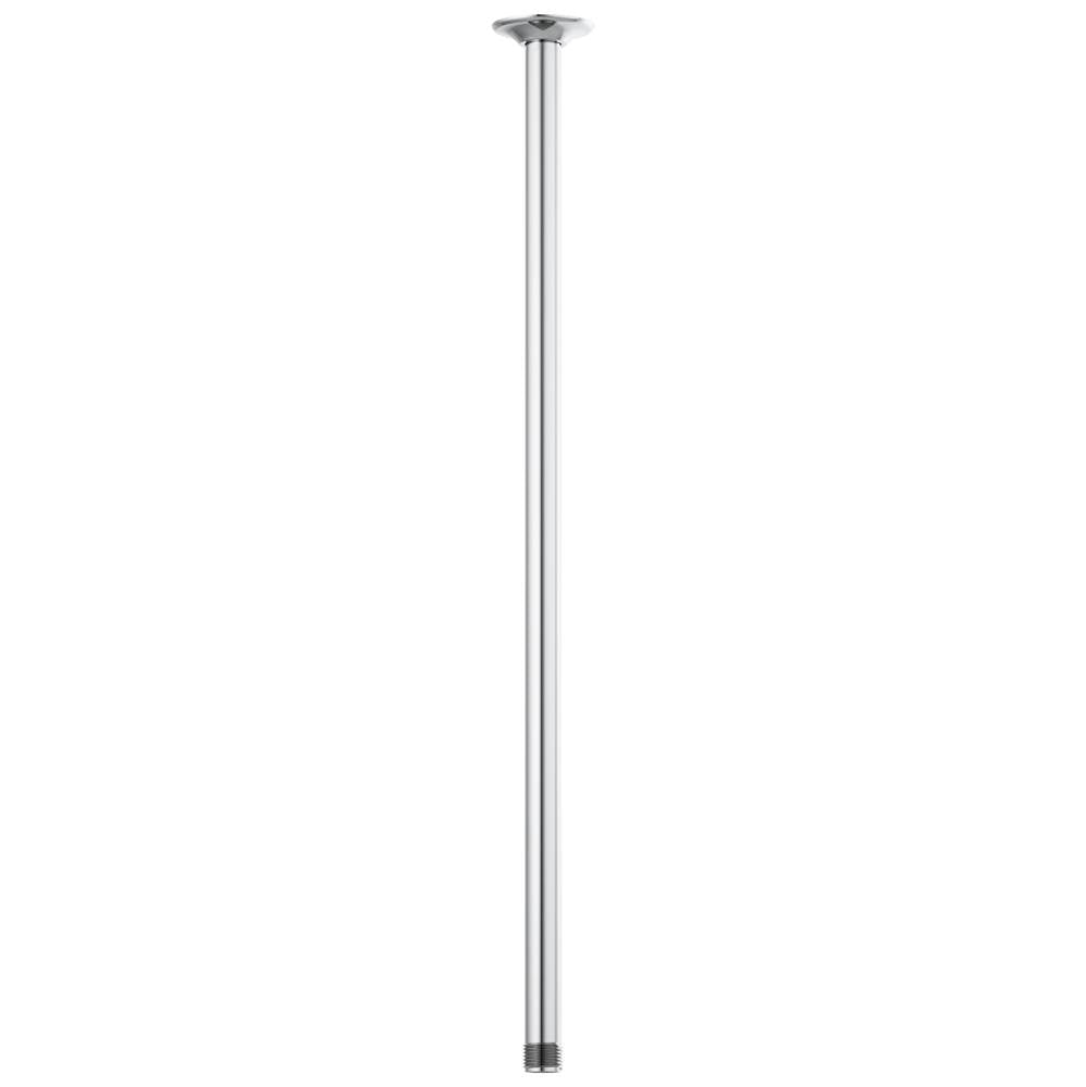 Brizo - Universal Showering 24'' Ceiling Mount Shower Arm And Round Flange - Chrome