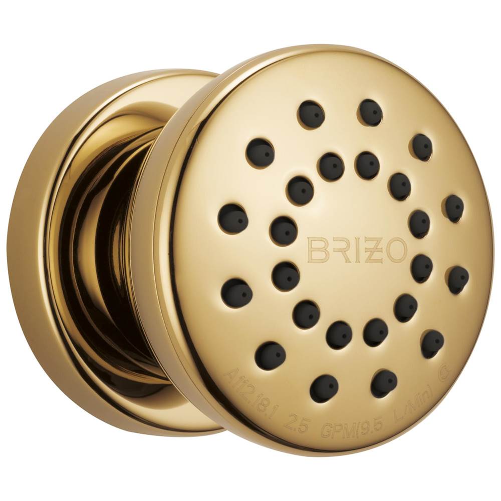 Brizo - Universal Showering Touch-Clean Round Body Spray - Polished Gold