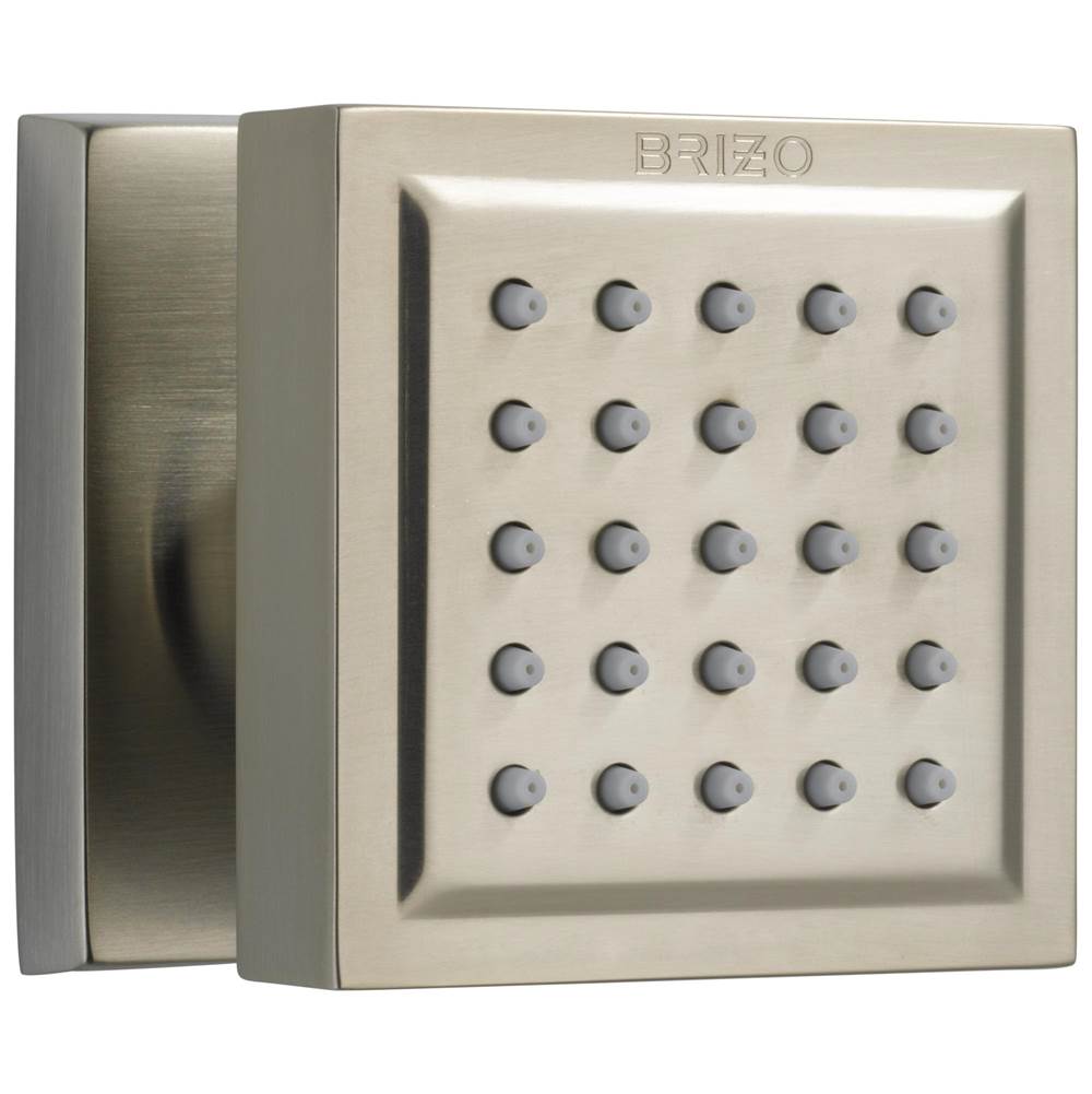 Brizo - Universal Showering Touch-Clean Square Body Spray - Brushed Nickel