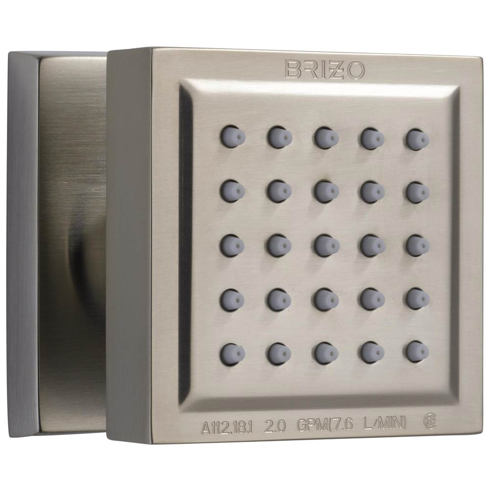 Brizo - Universal Showering Touch-Clean Square Body Spray - Luxe Nickel
