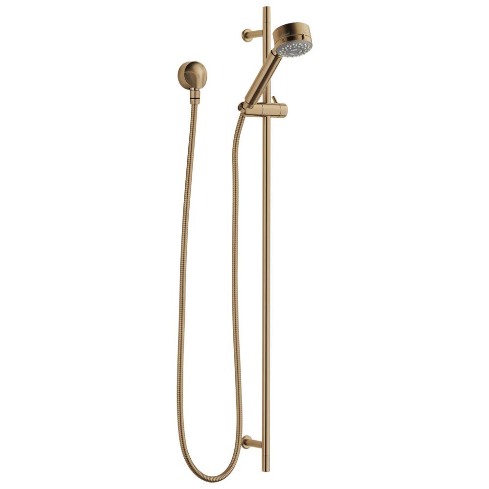 Brizo - European Multi-Function Slide Bar Hand Shower - Luxe Gold