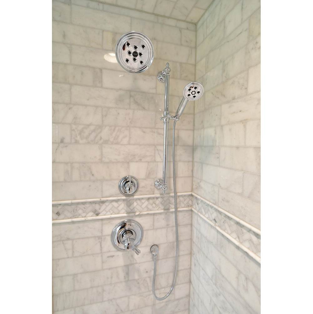 Universal Showering 7'' Classic Round H2Okinetic<sup></sup> Single Function Wall Mount Showerhead