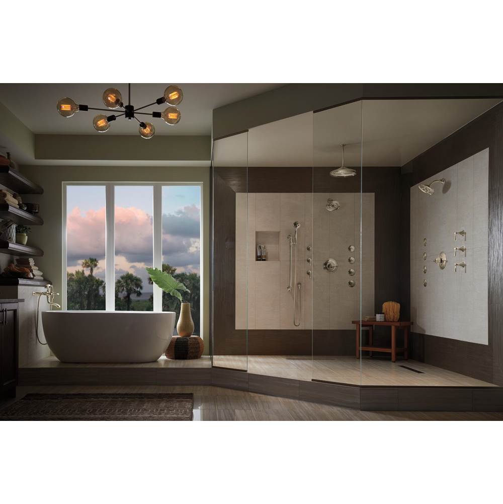 Universal Showering 7'' Classic Round H2Okinetic<sup></sup> Single Function Wall Mount Showerhead