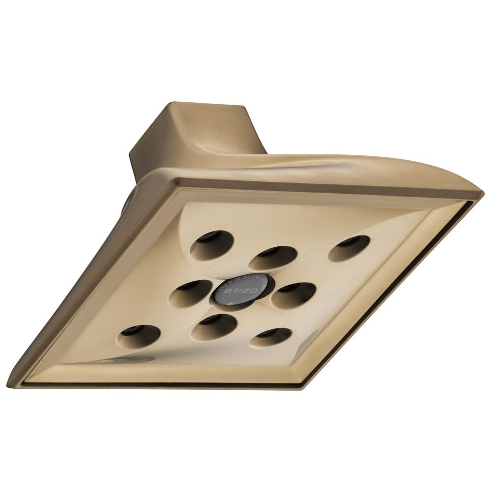 Brizo - Virage Raincan Showerhead with H2OKinetic Technology - Luxe Gold