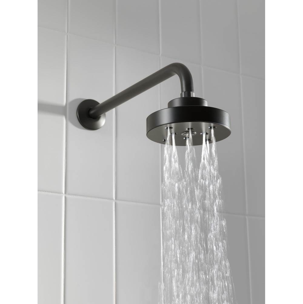 Universal Showering 5'' Linear Round H2Okinetic<sup></sup> Single Function Wall Mount Showerhead