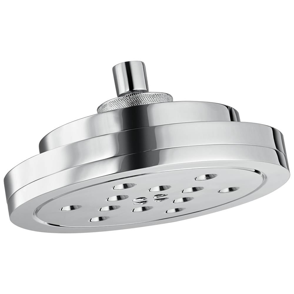Brizo - Litze 8'' H2Okinetic<sup></sup> Round Multi-Function Wall Mount Showerhead - Chrome