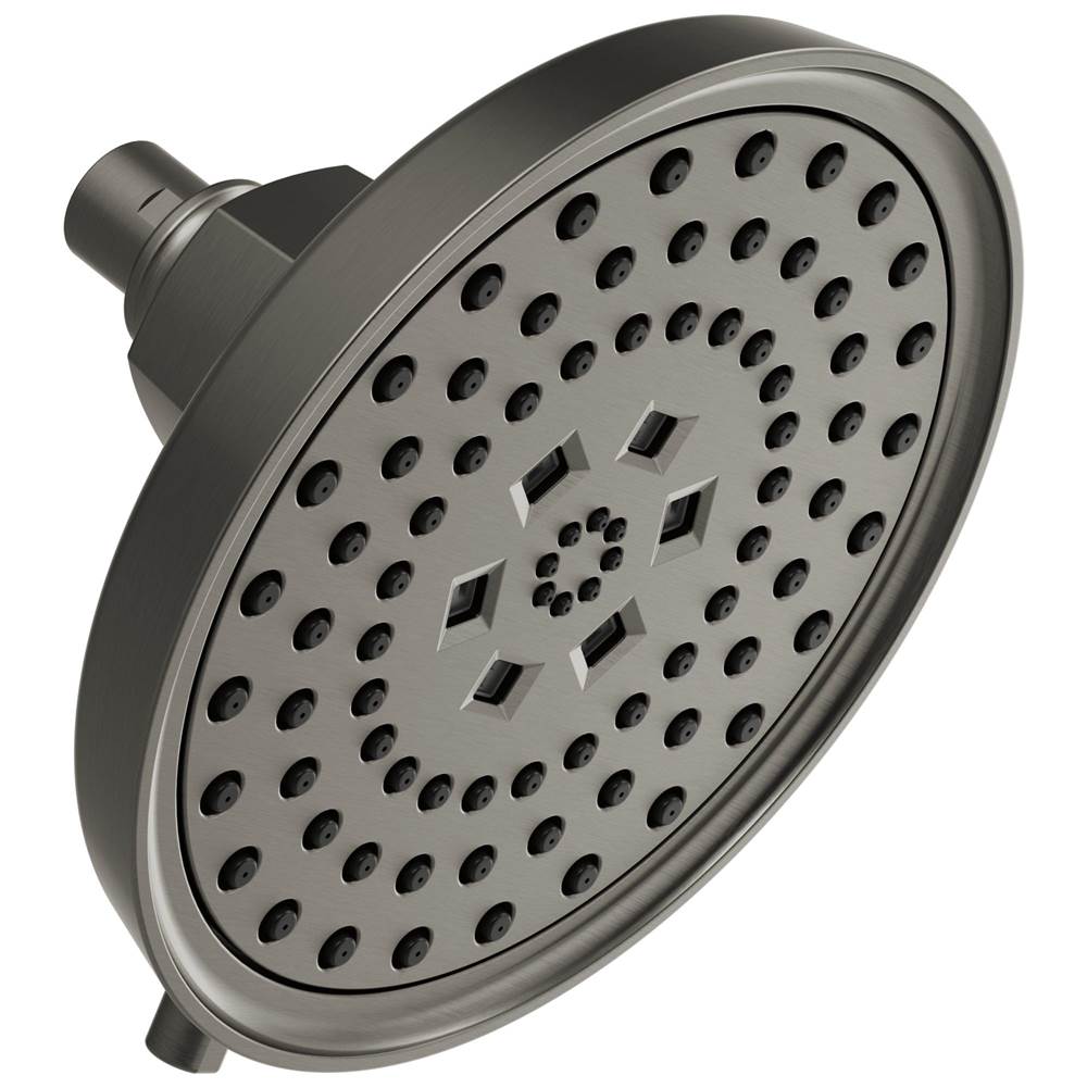 Brizo - Invari H2OKineticRound Multi-Function Showerhead - Luxe Steel