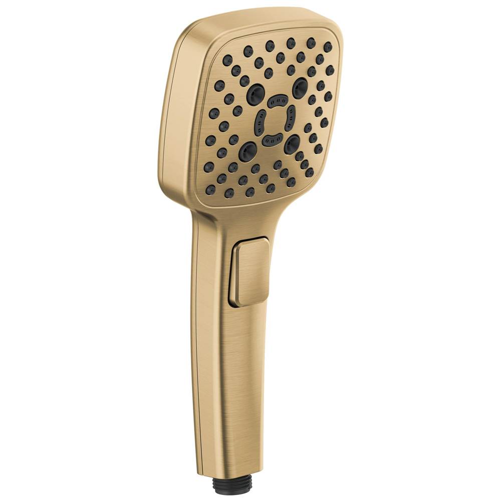 Brizo - Universal Showering Linear Square Multi-Function Hand Shower - Luxe Gold