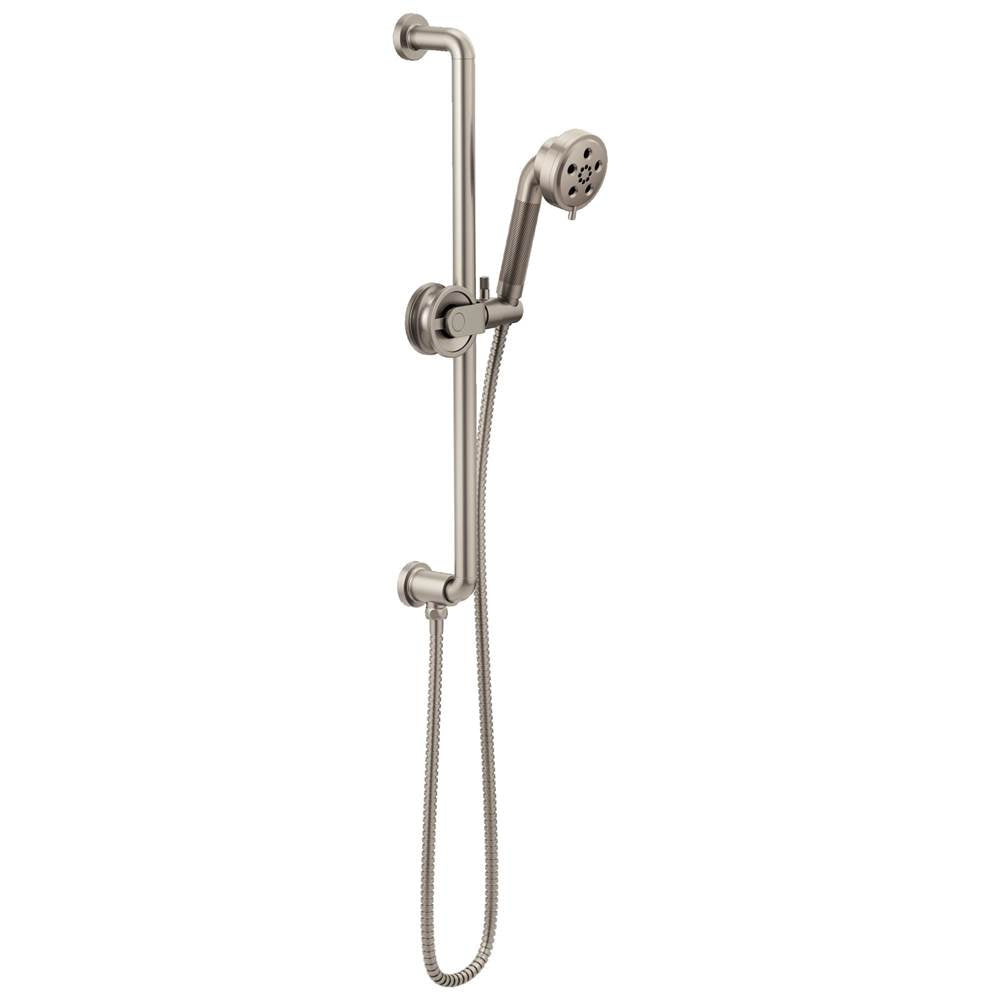 Brizo - Litze Slide Bar Handshower with H2OKinetic<sup></sup> Technology - Luxe Nickel