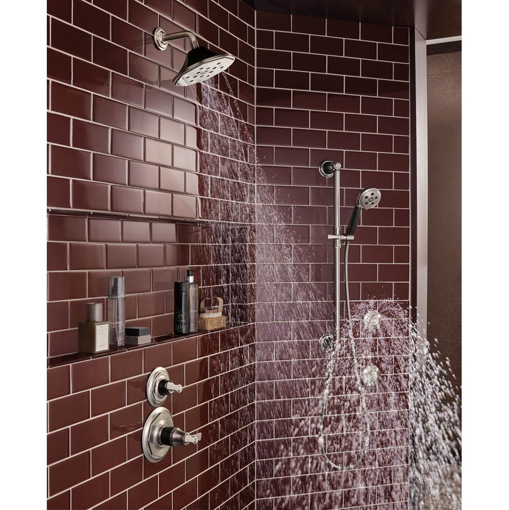 Universal Showering H2Okinetic Multi-function Slide Bar Handshower