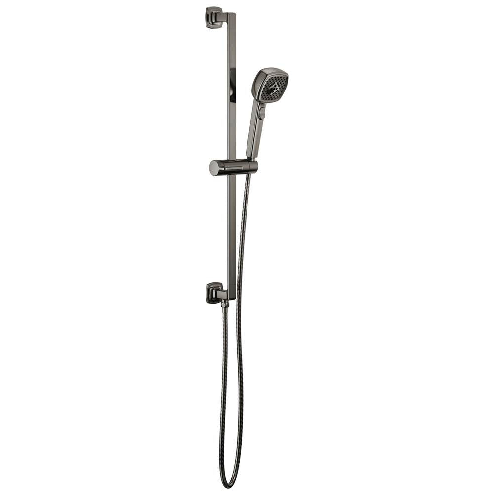 Brizo - AllariaE Multi-Function Slide Bar Handshower - Brilliance Black Onyx