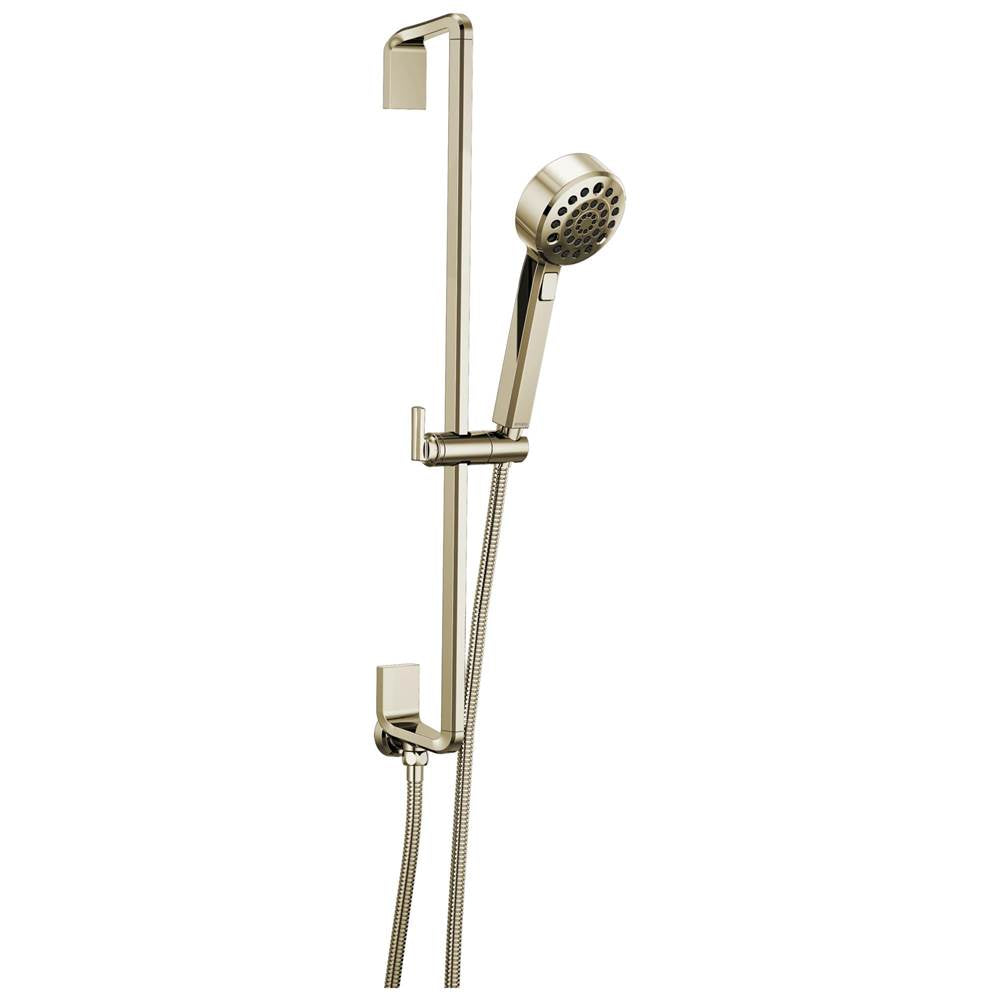 Brizo - LevoirE H2OKineticMulti-Function Slide Bar Handshower - Polished Nickel