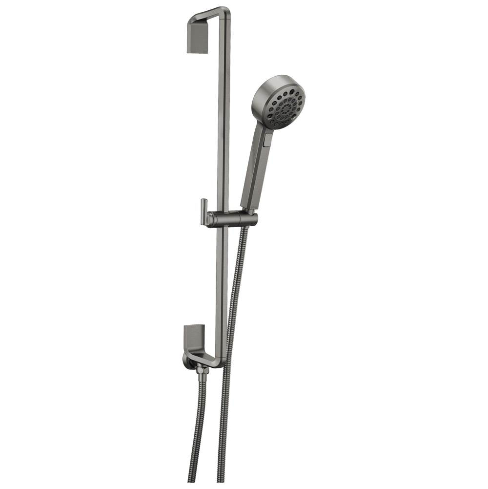 Brizo - LevoirE H2OKineticMulti-Function Slide Bar Handshower - Luxe Steel