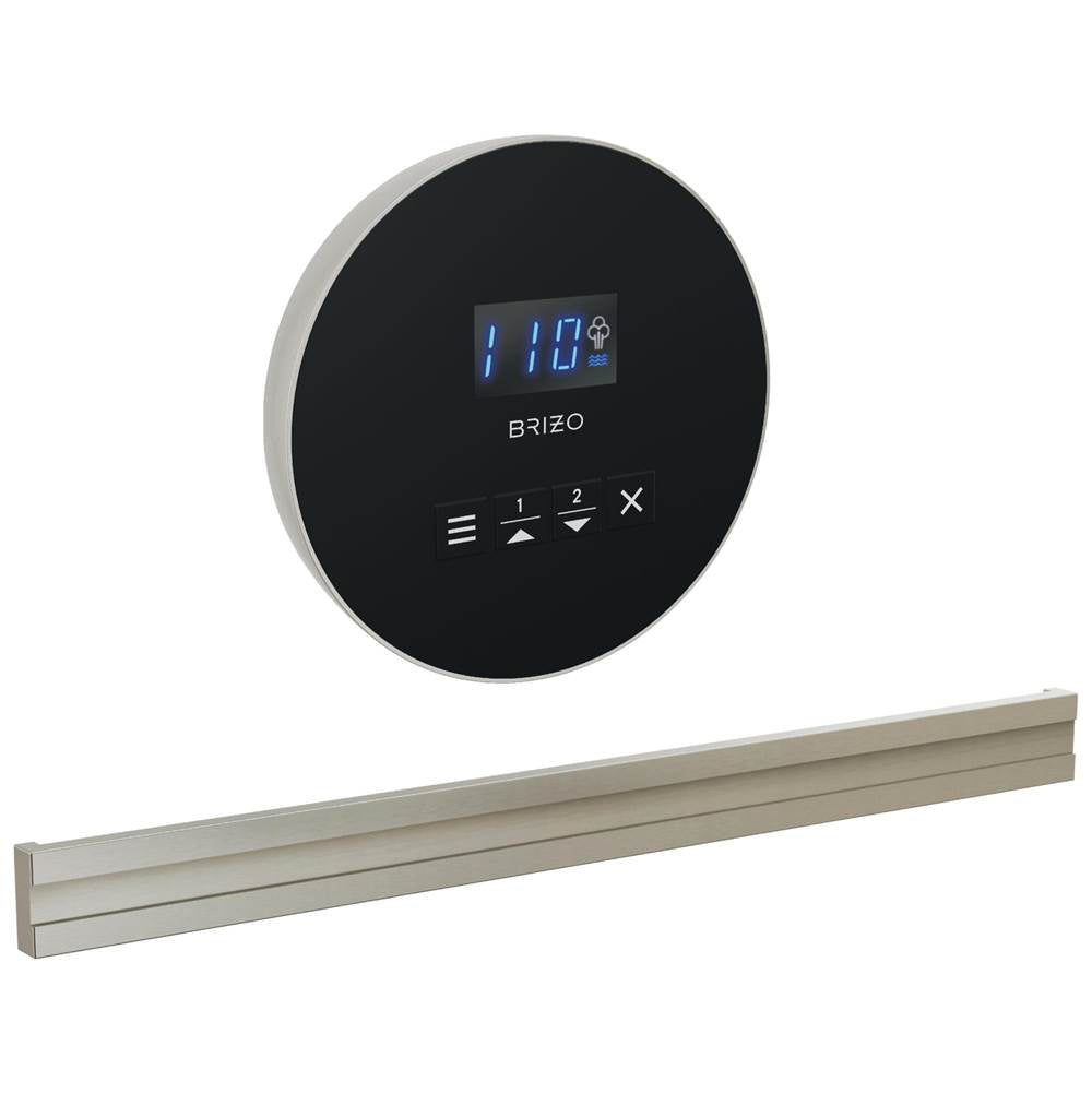 Brizo - Other Round + Bilateral Steam Set - Lumicoat Brushed Nickel