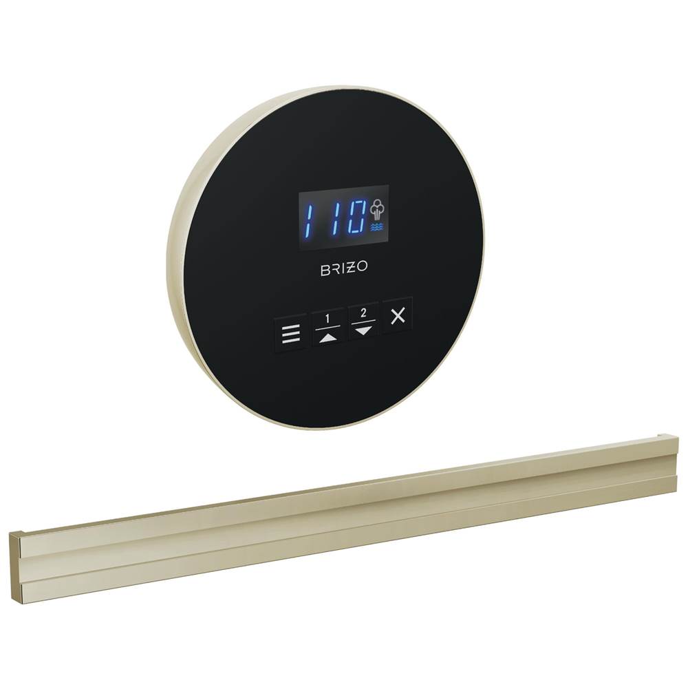 Brizo - Other Round + Bilateral Steam Set - Lumicoat Polished Nickel
