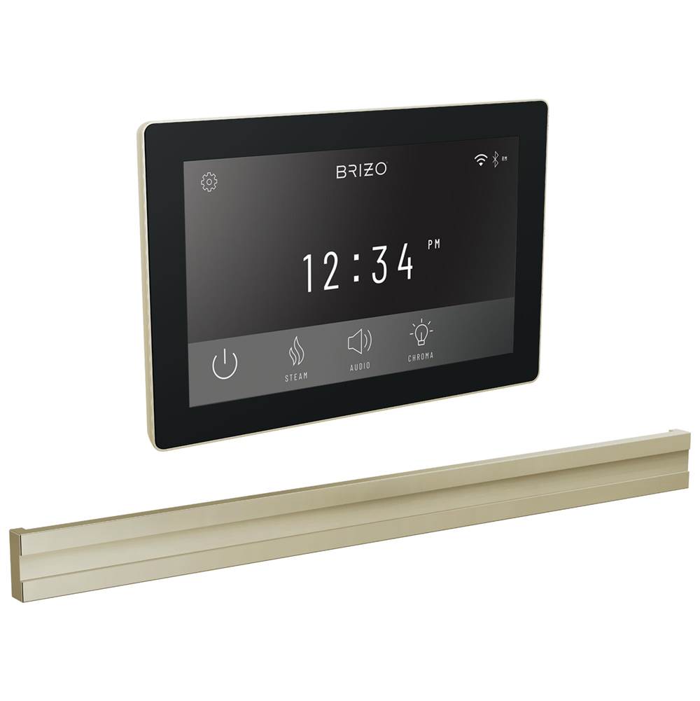 Brizo - Other Digital + Bilateral Steam Set - Lumicoat Polished Nickel