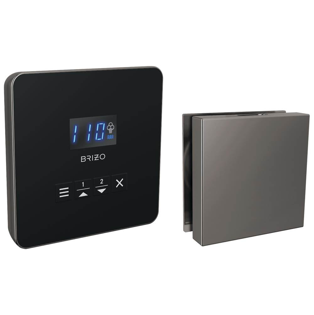 Brizo - Other Square Steam Set - Lumicoat Black Onyx