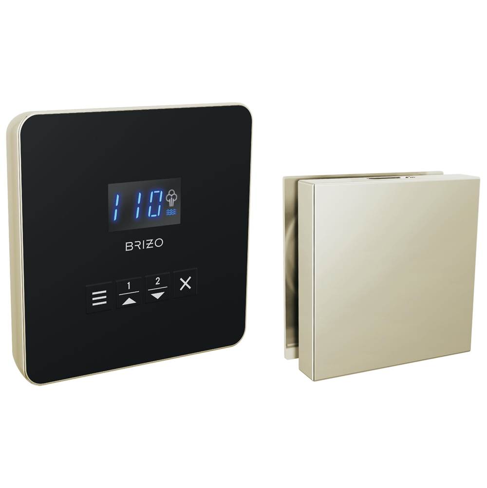 Brizo - Other Square Steam Set - Lumicoat Polished Nickel