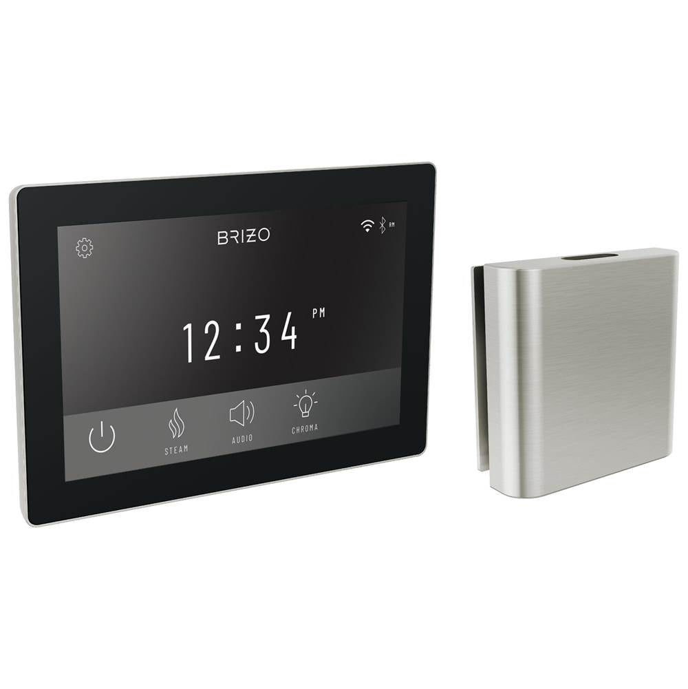 Brizo - Other Digital + Square Steam Set - Lumicoat Brushed Nickel