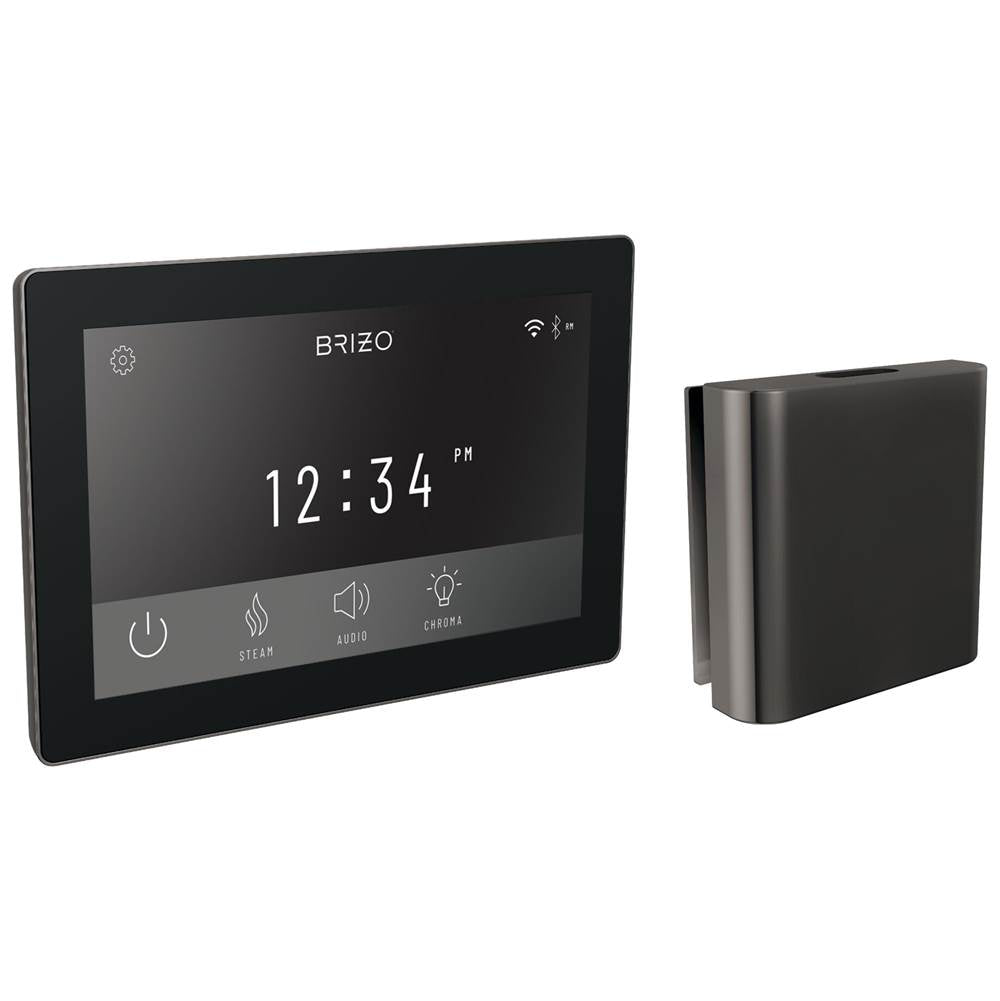 Brizo - Other Digital + Square Steam Set - Lumicoat Black Onyx