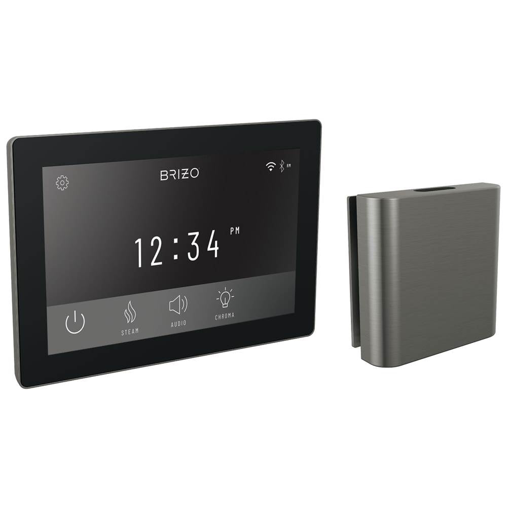 Brizo - Other Digital + Square Steam Set - Lumicoat Luxe Steel