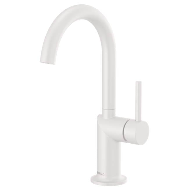 Brizo - Jason Wu for BrizoE Bar Faucet with Arc Spout - Less Handle - Matte White