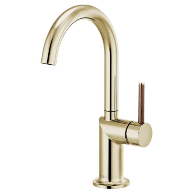 Brizo - Odin Bar Faucet with Arc Spout - Less Handle - Polished Nickel