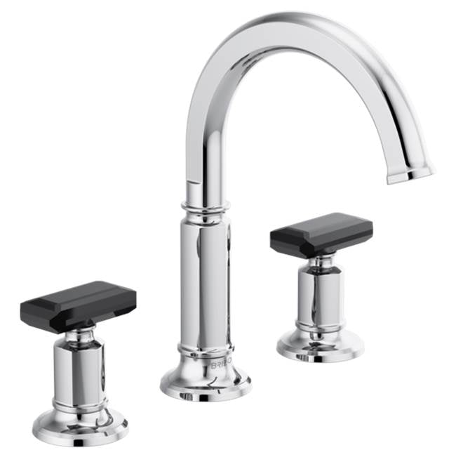 Brizo - Invari Widespread Lavatory Faucet with Arc Spout - Less Handles 1.2 GPM - Chrome