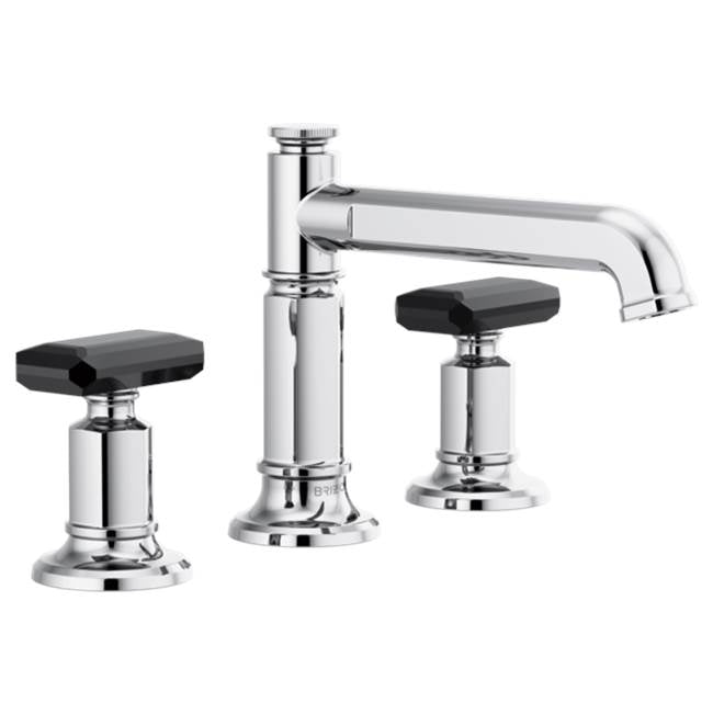 Brizo - Invari Widespread Lavatory Faucet with Column Spout - Less Handles 1.5 GPM - Chrome