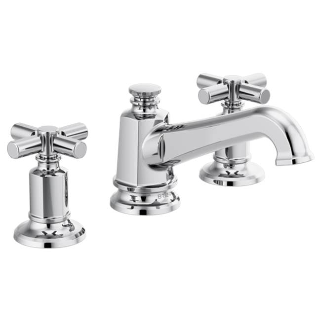 Brizo - Invari Widespread Lavatory Faucet with Angled Spout - Less Handles 1.2 GPM - Chrome