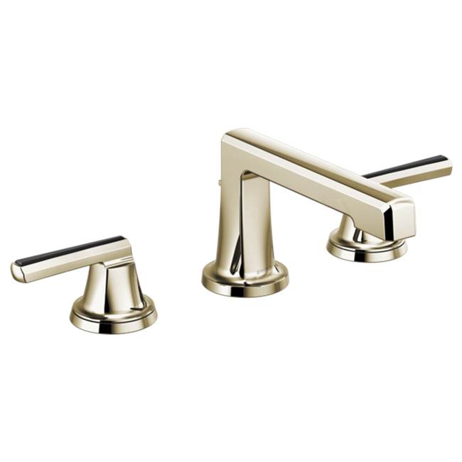 Brizo - LevoirE Widespread Lavatory Faucet with Low Spout - Less Handles 1.5 GPM - Polished Nickel