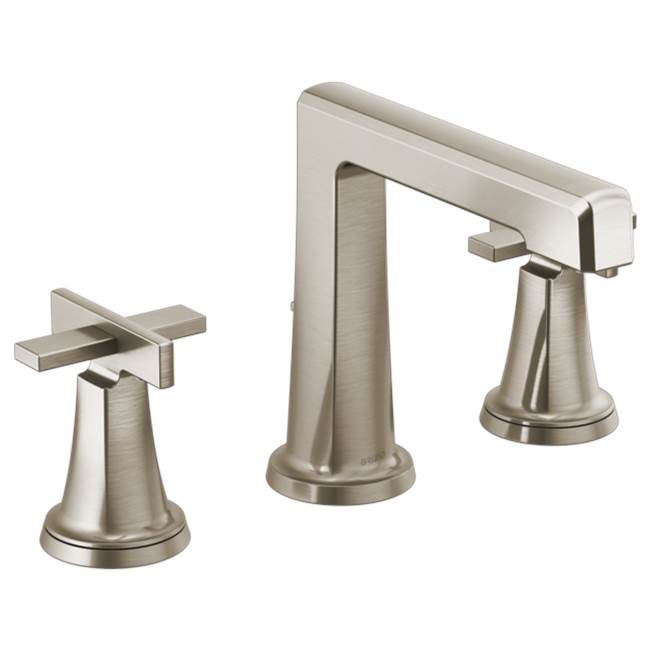 Brizo - LevoirE Widespread Lavatory Faucet with High Spout - Less Handles 1.2 GPM - Luxe Nickel