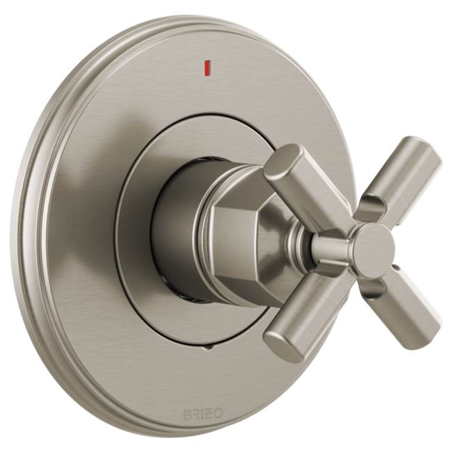 Brizo - Invari Pressure Balance Valve Only Trim - Less Handle - Luxe Nickel