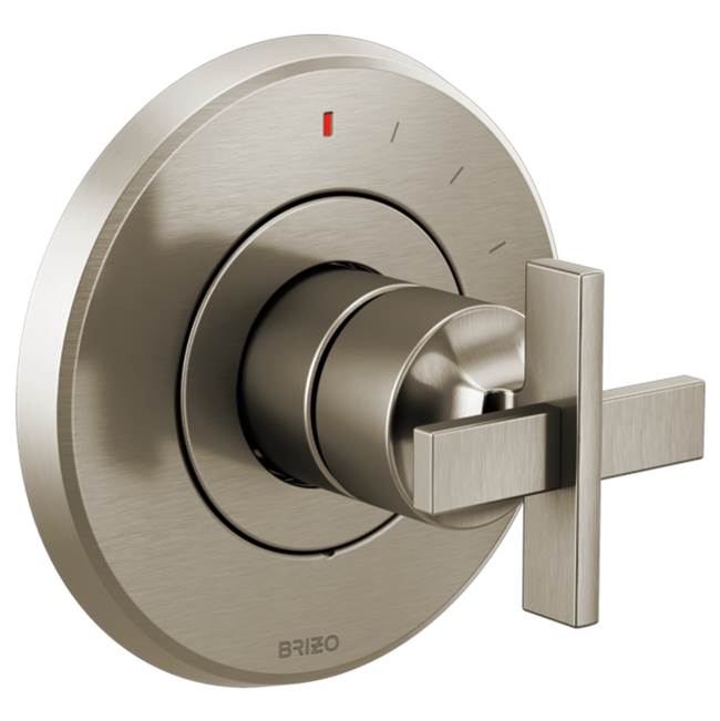 Brizo - LevoirE Pressure Balance Valve Only Trim - Less Handle - Luxe Nickel