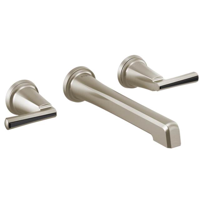 Brizo - LevoirE Two-Handle Wall Mount Lavatory Faucet - Less Handles 1.2 GPM - Luxe Nickel