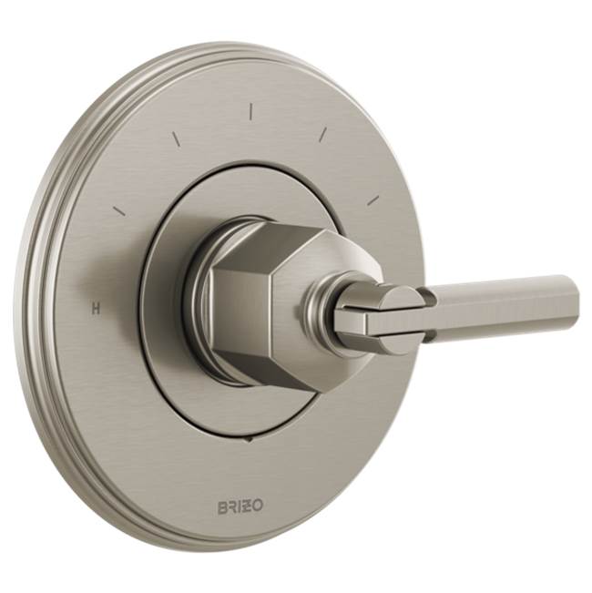 Brizo - Invari Sensori Thermostatic Valve Trim - Less Handle - Luxe Nickel