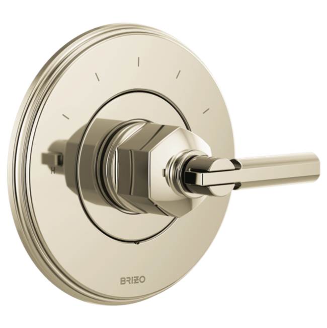 Brizo - Invari Sensori Thermostatic Valve Trim - Less Handle - Polished Nickel