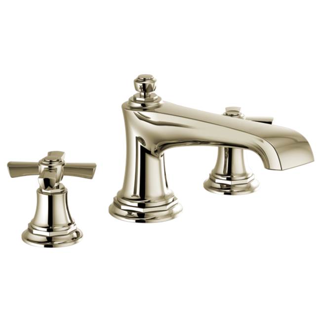 Brizo - Rook Roman Tub Faucet - Less Handles - Polished Nickel