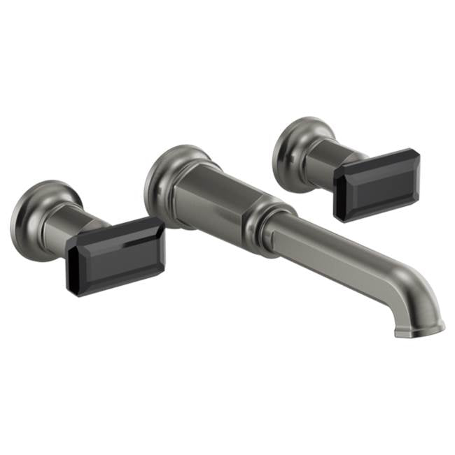 Brizo - Invari Two-Handle Wall Mount Tub Filler - Less Handles - Luxe Steel
