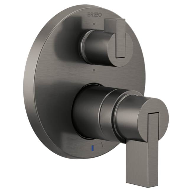 Brizo - Litze PB Int Div Valve Trim 6-F Less Handle - Luxe Steel