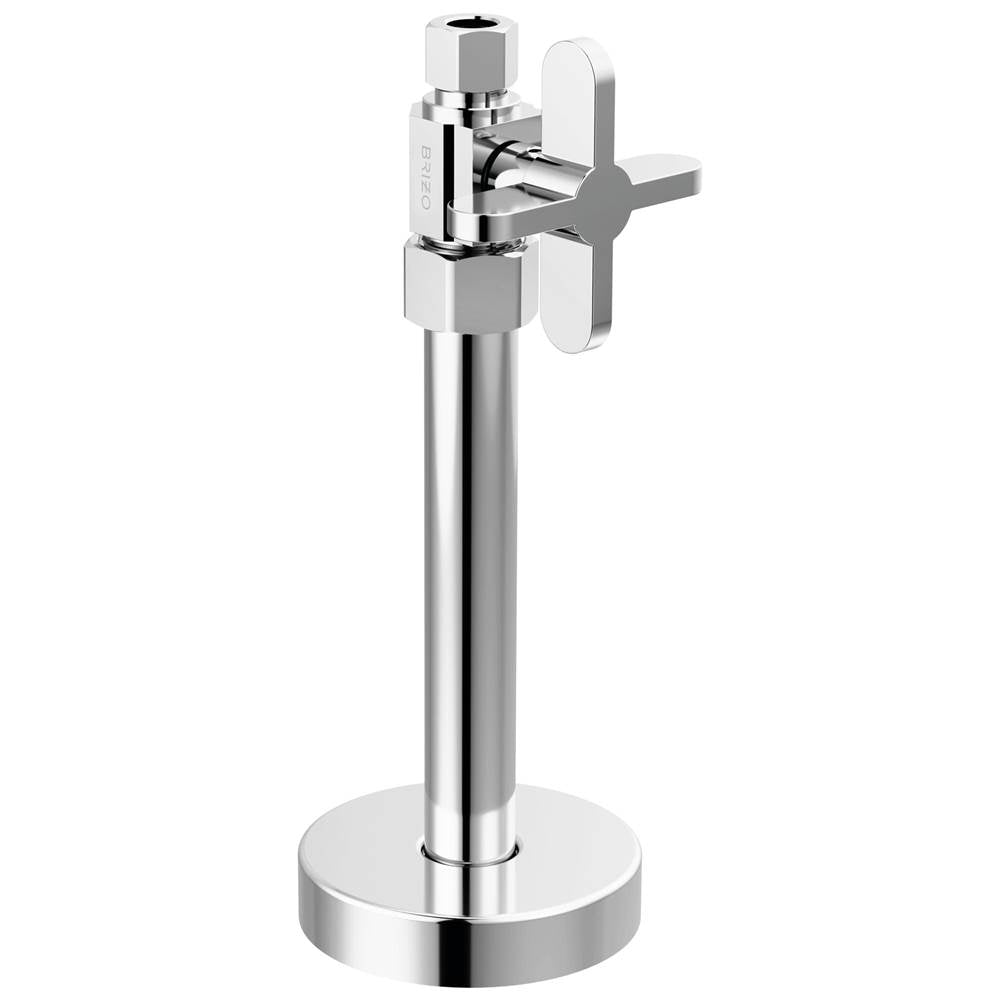 Brizo - Odin Straight Supply Stop Valve with Cross Handle - Chrome