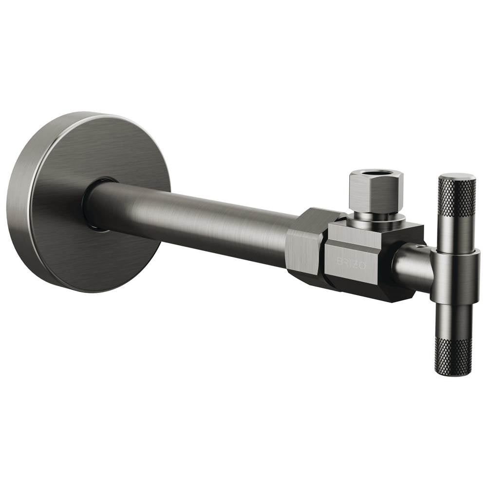 Brizo - Litze Angled Supply Stop Valve with Lever Handle - Luxe Steel