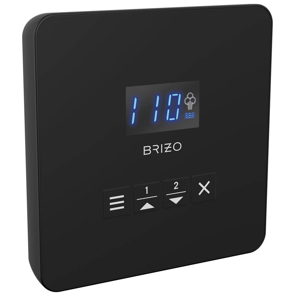 Brizo - Other MystixE Square Steam Control - Matte Black