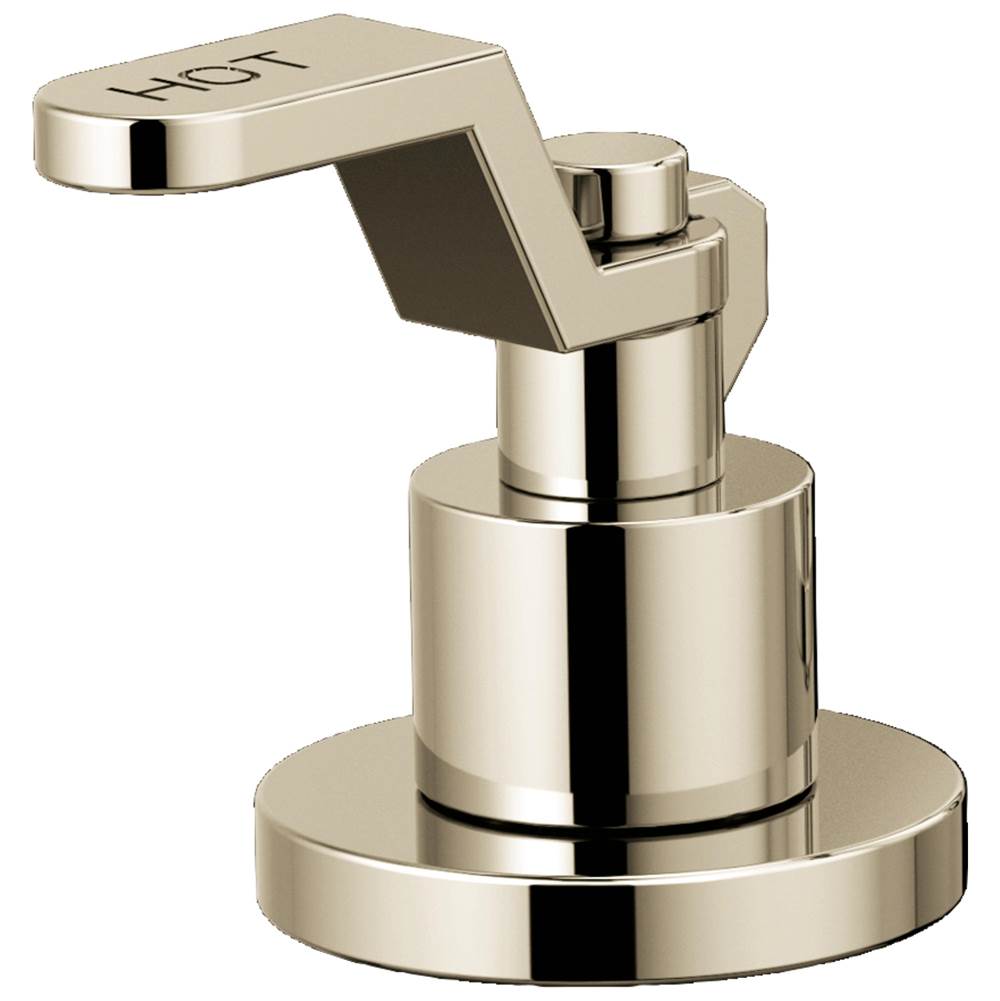 Brizo - Litze Widespread Lavatory Industrial Lever Handle Kit - Polished Nickel
