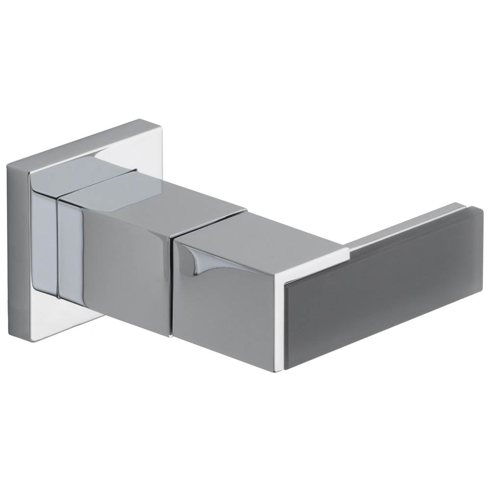 Brizo - Siderna Wall Mount Lavatory Solar Gray Glass Lever Handle Kit - Chrome