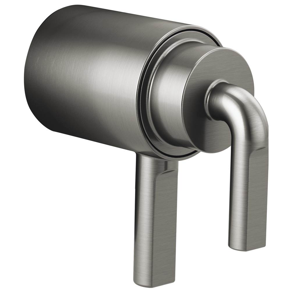 Brizo - Litze TempAssure Thermostatic Valve Trim Notch Lever Handle Kit - Luxe Steel