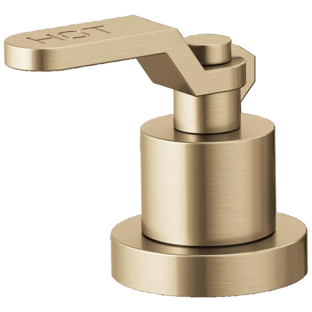 Brizo - Litze Roman Tub Faucet Industrial Lever Handle Kit - Luxe Gold
