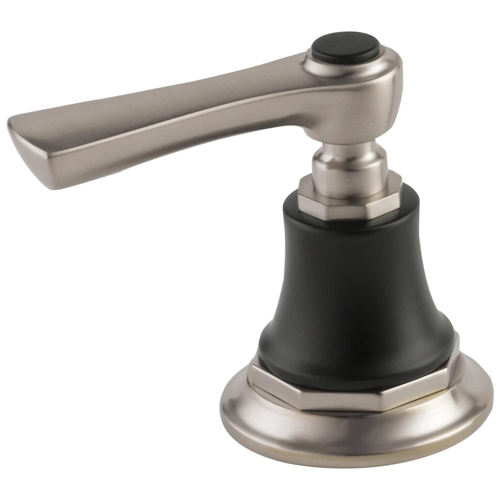 Brizo - Rook Roman Tub Faucet Lever Handle Kit - Luxe Nickel With Matte Black