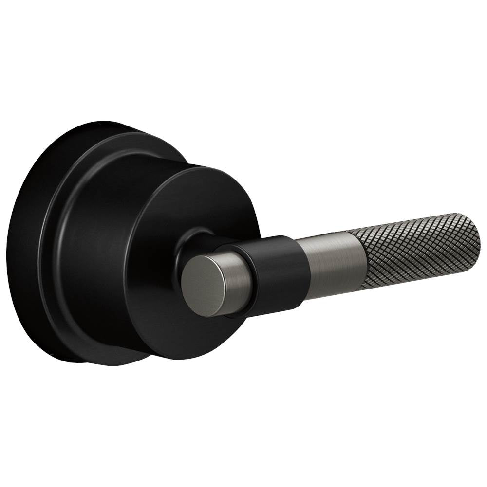 Brizo - Litze Sensori Thermostatic Valve Trim Handle Kit - T-Lever - Matte Black With Luxe Steel